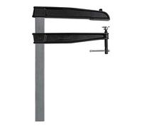 Bessey TGN40T40K "TGNT-K" Deep Throat Clamp, Grey/Black, 400/400 mm