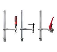 Bessey TW28-30-14K Clamping Element for Welding Tables with Toggle Handle, Red/Grey, 300/140 mm