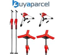 Bessey Twin Pack Telescopic Support 1450-2500 + Tripod Bases + Ceiling Supports