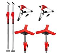 Bessey Twin Pack Telescopic Support 575-910mm + Tripod Bases + Ceiling Supports
