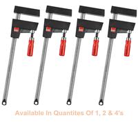 BESSEY UK80 UniKlamp 800mm Adjustable Parallel Jaw F Clamp & Spreader,In 1,2,4's