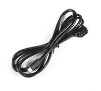 Besshepplo 12-Speed Electronic Bicycle Transmission Charging Cable 1.5m For Di2 105 And Transformer Systems For Cyclists Seamless Connection For Electronic Derailleur Black ABS