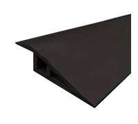 Besshepplo 1M Floor Transition Strip Laminate Floor Cover Strips Self Adhesive PVC Floor Door Divider Strip Flat Laminate Profile Flooring Edge Trim Joining Strip Door Bar(black)