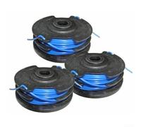 Besshepplo 3 Pack Dual Line String Trimmer Replacement Spool for Greenworks 29082 0.065 Inch Pre Wound Line Fits Models 21212 21272 Garden Equipment Accessories Easy Instal