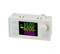 Besshepplo 390W Adjustable DC Power Supply Module 12-72V Input 0-65V 6A Output with LCD Screen 10 Group Memory for MPPT Solar Charging Lab Test Measurement