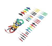 Besshepplo 41-Piece Probe Test Kit for Multimeters Non-Destructive Automotive Repair Testing with Clips Brass Nickel-Plated PVC