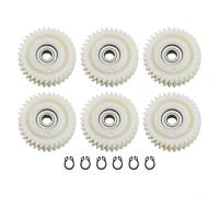 Besshepplo 6PCS E Bike Motor Gear Clutch Kit, Bike Hub Motor Planetary Gear Set 31T/35T/36T Nylon Gears With 608 Bearings For Ebike, Noise Reduction(31 Teeth)