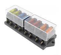 Besshepplo 8 Gang Blade Fuse Box For 12V And 24V Vehicles Auto Fuse Block For Car/Boat/Marine/Trike
