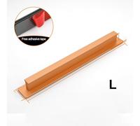 Besshepplo Aluminum Alloy Cabinet Handle Punch Design for Effortless Installation on Smooth Wooden or Glass Doors (L Gold)