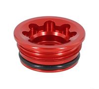 Besshepplo Aluminum Alloy Hydraulic Disc Brake Caliper Bore Cap Large Cover for Hope Tech 3 V4 E4 Bicycle Braking System Red Green Purple Silver Replacement Part(Green)