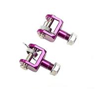 Besshepplo Aluminum Alloy Mounting Bracket for Sur Ron X S Electric Motorcycle CNC Machined Connecting Bracket Foot Pedal Connection Accessory Black(purple)