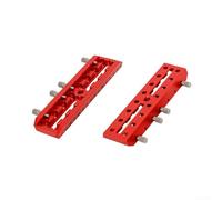 Besshepplo Astronomical Telescope Guide Mirror Dovetail Plate Dual Purpose Slot 75 Degree Outer Edge 60 Degree Inner Edge Aluminum Alloy Red 120mm to 445mm Length for Vixen Clamps A(160mm)