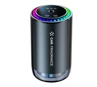 Besshepplo Car Air Freshener, Portable Wireless Black Aroma Diffuser Waterless Car Aroma Diffuser, Air Purifiers Humidifier For Cars 116 * 68MM
