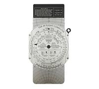 Besshepplo Circular Slide Rule For Aviation Flight Computer E6B Providing Manual Wind Vector Fuel Use And Estimated Time For Pilot Training And Flight Planning(E6B-M)