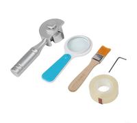 Besshepplo Cross Hatch Adhesion Tester Kit Rotating Cross-Cut Tester Paint Coating Test Tool For Laboratory Industrial Use With Multiple Blade Spacings