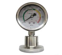 Besshepplo Diaphragm Pressure Measurement Tool Pressure Gauge Stainless Steel Sanitary Chuck Diaphragm Pressure Gauge For Pharmaceutical Processing