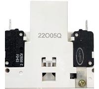 Besshepplo Dishwasher Door Latch Switch Assembly Replacement Part Compatible with Models AFK73909601 AGM76209501 White ABS Plastic Easy Installation Long Lasting Construction Ess