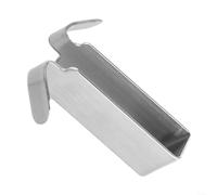 Besshepplo Double Hooks for Shower for Glass Door, Towel Hanging Solution for Bathroom for Glass Wall, Sturdy Stainless Steel Construction