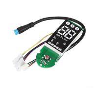 Besshepplo Electric Scooter Dashboard Display Circuit Board Assembly Compatible with 4 Pro Real Time Speed Battery Monitor Aluminum Replacement Part Easy Installation 12x9