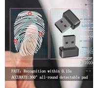 Besshepplo Fingerprint Reader Laptop Biometric Fingerprint Scanner For 10 Fingerprints Low False Acceptance Rate Security Device With 0.5s Fast Recognition