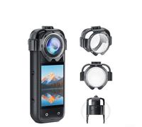 Besshepplo for insta360 for X5 snap-on glass protector, Lens Guards Premium for Insta360 for X5, Lens Guard Cover Protector, Glass Lens Protector, Optical Glass Lens Cap Snap-on Protective Mirror