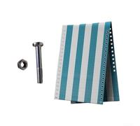 Besshepplo For Textilene Replacement Fabric For Zero Chair Or Deck Chair Padded For Zero Chairs For Double-Sided Design 160 X 43 Cm For Patio, Garden Beach Loungers(Peacock Striped)