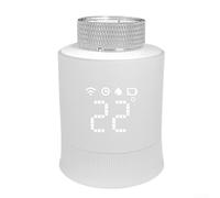 Besshepplo for Zigbee Smart Temperature Control Valve Featuring APP Remote Control Accuracy Sensor Automatic Manual Operation Open Window Detection Energy Conservation Biweekly