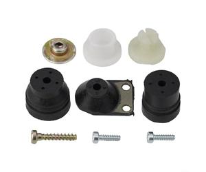 Besshepplo Full AV Buffer Kit With Cover Screws For, Chainsaw Anti Vibration Mount Replacement Part OEM 1121 790 9912 Practical Garden Tool Accessory