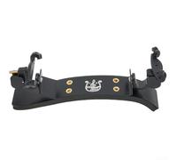Besshepplo German Style Violin Shoulder Rest for 3/4 and 4/4 Violin Alloy Adjustable Hook Base Black 117g