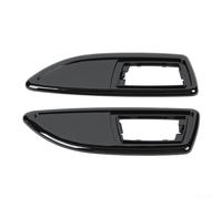 Besshepplo Glossy Black ABS Side Indicator Lamp Cover Trim for Vauxhall Insignia A Astra H Corsa D E Zafira A B Adam OPC Models Replace 13250944 13250945 1713425 Car Exteri