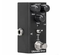 Besshepplo Guitar Effect Pedals With 9V DC Powers Supply Input Delay Chorus Tremolo Digital Overdrive Aluminum Alloy Casing LED Indicator For Musicians(B)