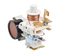 Besshepplo Heavy Hammer Starter Relay QLZ-6.40A for SUILING Refrigerator Compressor Overload Protector PTC Starting Device Replacement Part White and Copper Metal Plastic Constructi