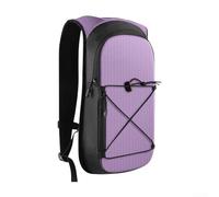 Besshepplo Hydration Backpack 7L Lightweight Hiking Cycling Pack with 2L Water Bladder Breathable Mesh Outdoor Sports Bag Tear Resistant Waterproof for Mountain Biking Camping Runni(Purple)