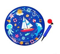 Besshepplo Interactive Water Play Mat for Cats and Dogs Engaging Pet Fun on Hot Days (Green)