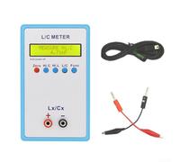 Besshepplo LC-200A Handheld Digital LCD Capacitance Inductance Meter LC Tester 1pF to 100mF 1uH to 100H with 0.01pF Resolution for Microwave Manufacturing Switching Power Supply Fil
