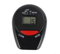 Besshepplo LED Display Rowing Machine Electronic Meter Exercise Counter Time Frequency Calory Heart Rate Monitor for Home Gym Workout Progress Monitoring