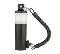 Besshepplo Luminous Scuba Diving Underwater Shaker Ring With Hand Strap Shake To Glow 6061 Aluminum Alloy 120dB Signal Light For Cave And Night Diving Black(Black)
