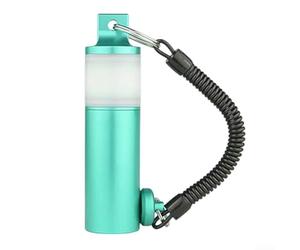 Besshepplo Luminous Scuba Diving Underwater Shaker Ring With Hand Strap Shake To Glow 6061 Aluminum Alloy 120dB Signal Light For Cave And Night Diving Black(green)