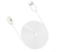 Besshepplo Magnetic Power Cable Designed For Arlo Security Camera Pro 5S 2K Pro 4 Pro 3 Ultra 2 Ultra Go2 Weatherproof TPE Charging Cable White 5.2M 8M(5.2 m)