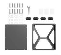 Besshepplo Magnetic Roof Mounting Bracket Aluminium Alloy Protective Cover with Rubber Coated Magnets for Starlink for Mini Device Secure Fixing on Car Caravan Camper Van Truck Boat