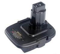 Besshepplo Power Adapter Converter Head For BPS18D 20V To 18V Tool Accessory Black Efficient Power Transmission Easy Installation Compact Lightweight Design For Outdoor Garden Y