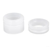 Besshepplo Reusable Coffee Capsule Filling Stand Support Bracket For Home Espresso Making Precise Dosing Tool With Sturdy PP Plastic Compact Design White 4x4x3cm