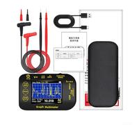 Besshepplo S450 Smart Graphic Multimeter 20000 Counts Digital Meter with USB Data Logging for Solar PV Testing AC DC Voltage Resistance Capacitance Temperature Measurement Portable