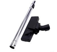 Besshepplo Vacuum Cleaner Brush With 35mm Adapter And Telescopic Tube For Hard Floors Carpets Multi Cleaning Tool Compatible With Most Vacuum Cleaners Stainless Steel