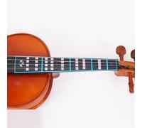 Besshepplo Violin Fingerboard Sticker Learning Aid Removable Labels Water Resistant Violin Music Note Stickers For Full Violin Beginners Training Size 4/4 3/4 1/2 1/8 (4-4)