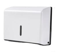 Besshepplo Wall Mounted Tissue Box Waterproof No Drill Hanging Bathroom Organizer ABS Plastic Large Capacity Holder For Kitchen Toilet Paper Towel Dispenser Modern Simple Design Eas(white)