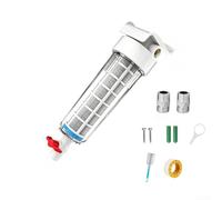 Besshepplo Whole House Water Filter Pre Filter 342Mm Plastic Construction With Reverse Suction Self Cleaning Sediment Sand Impurity Removal Compatible With Rural Well Water And Municipal(12 inch)
