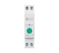 Besshepplo WiFi Circuit Breaker With Timer Remote Control And Measurement For Tuya App Compatible With Google Assistant Home Automation Safety Switch White