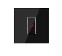 Besshepplo Wifi Smarts Heater Timer Switch Touch Switch Smarts Home Device 20A Remote Controlled Perfect For Managing Power In Heaters ACs 86X86x36mm(black)