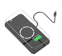 Besshepplo Wireless Car Charger Fast Charging Silicone Antislip Pad Dashboard Phone Holder Stand 15.8x8.7x1cm Black Compatible with 5V 9V Input and 3A 2A Output for In Car(TC-0.3)